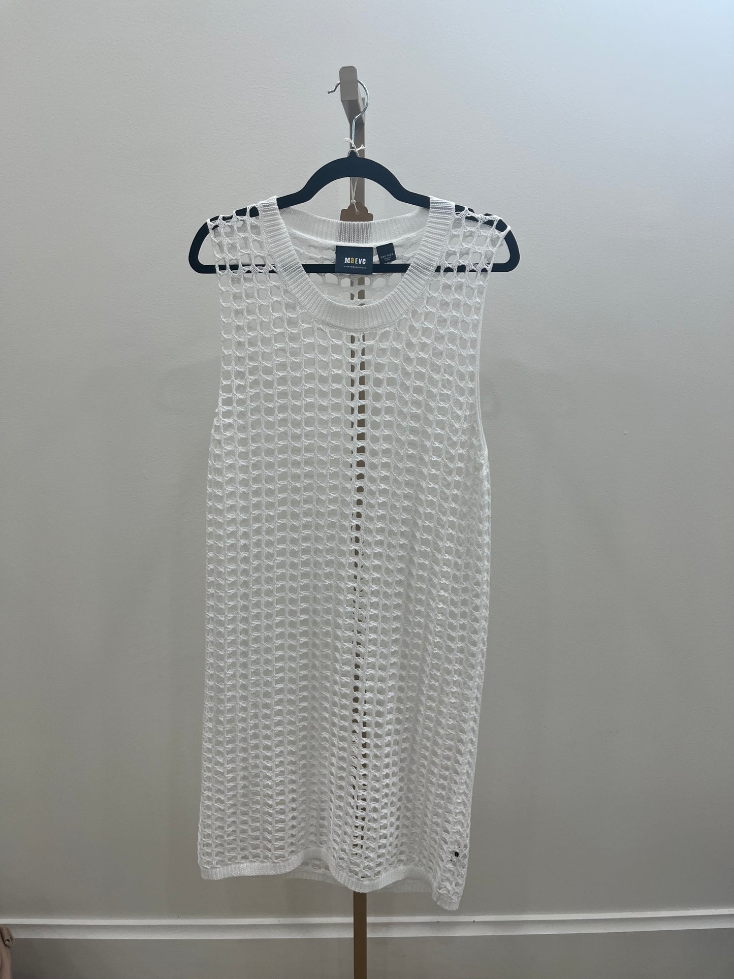 Maeve Woven Long Cover Up - White