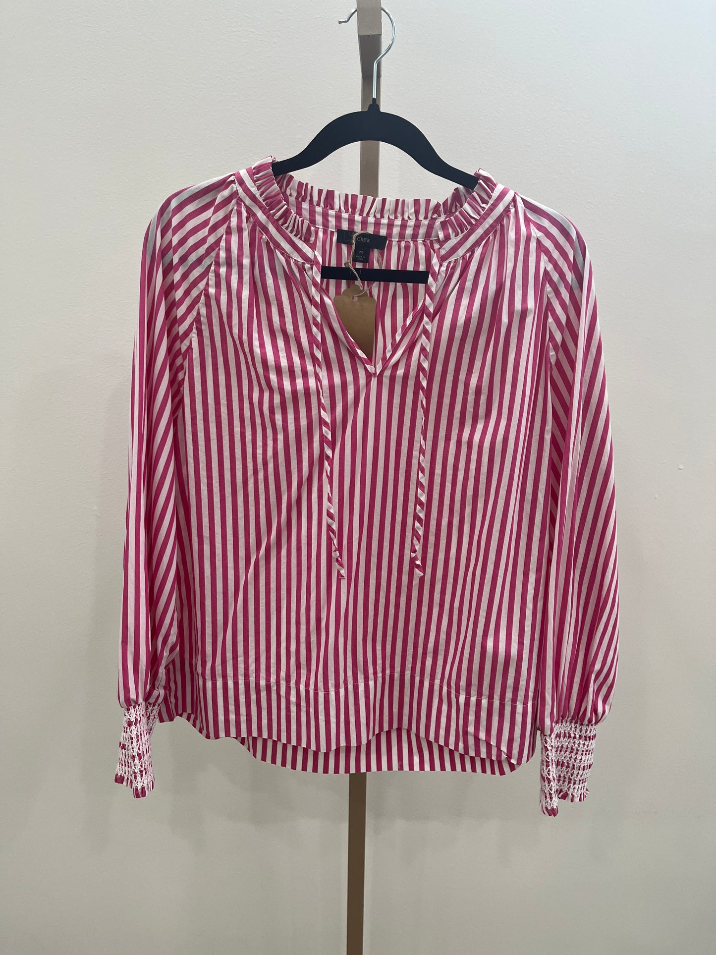 J.Crew Striped Top - Pink/Wht