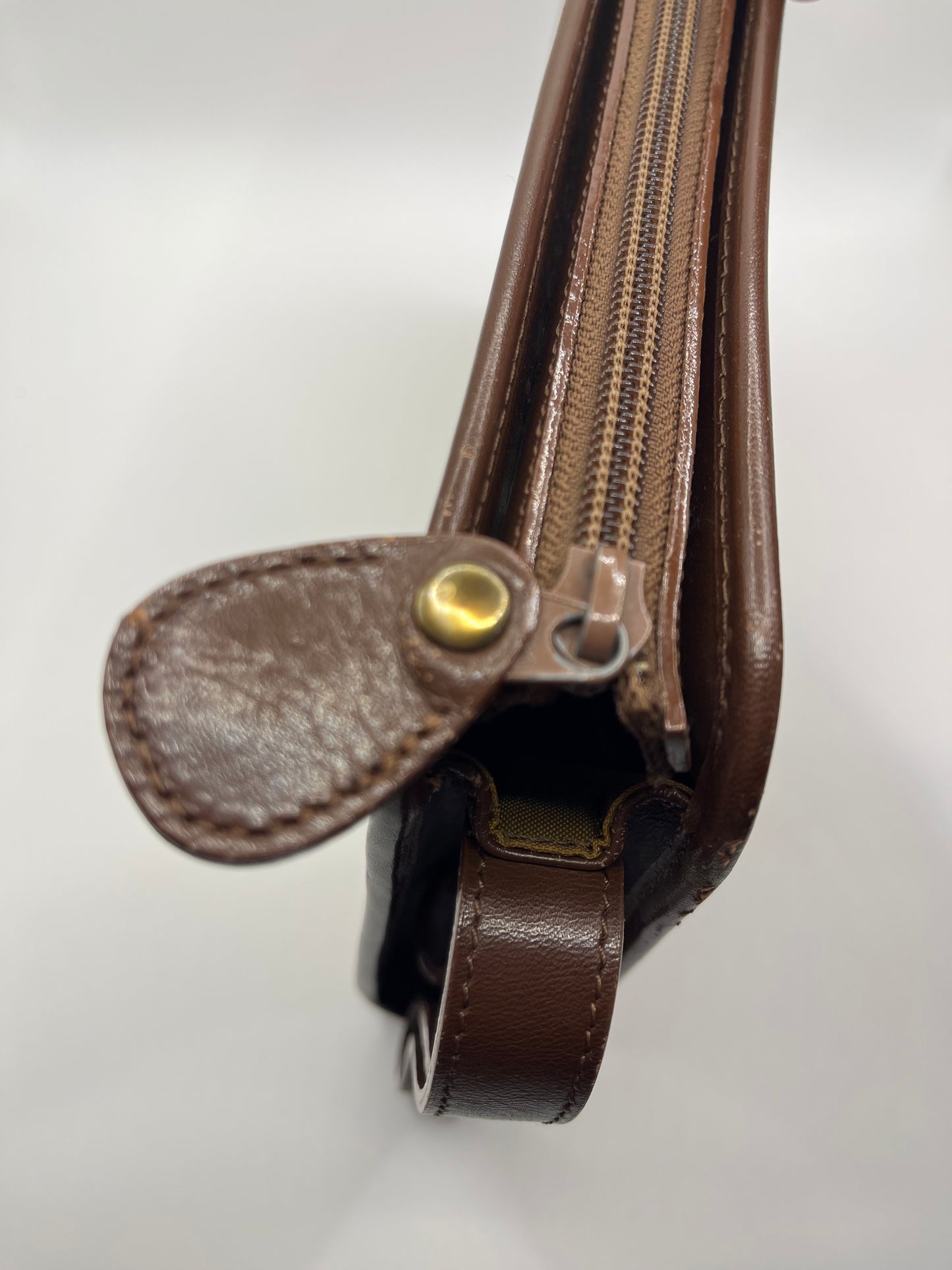 Pre-Loved Burberrys Nova Check Canvas Clutch - Brwn/Beige