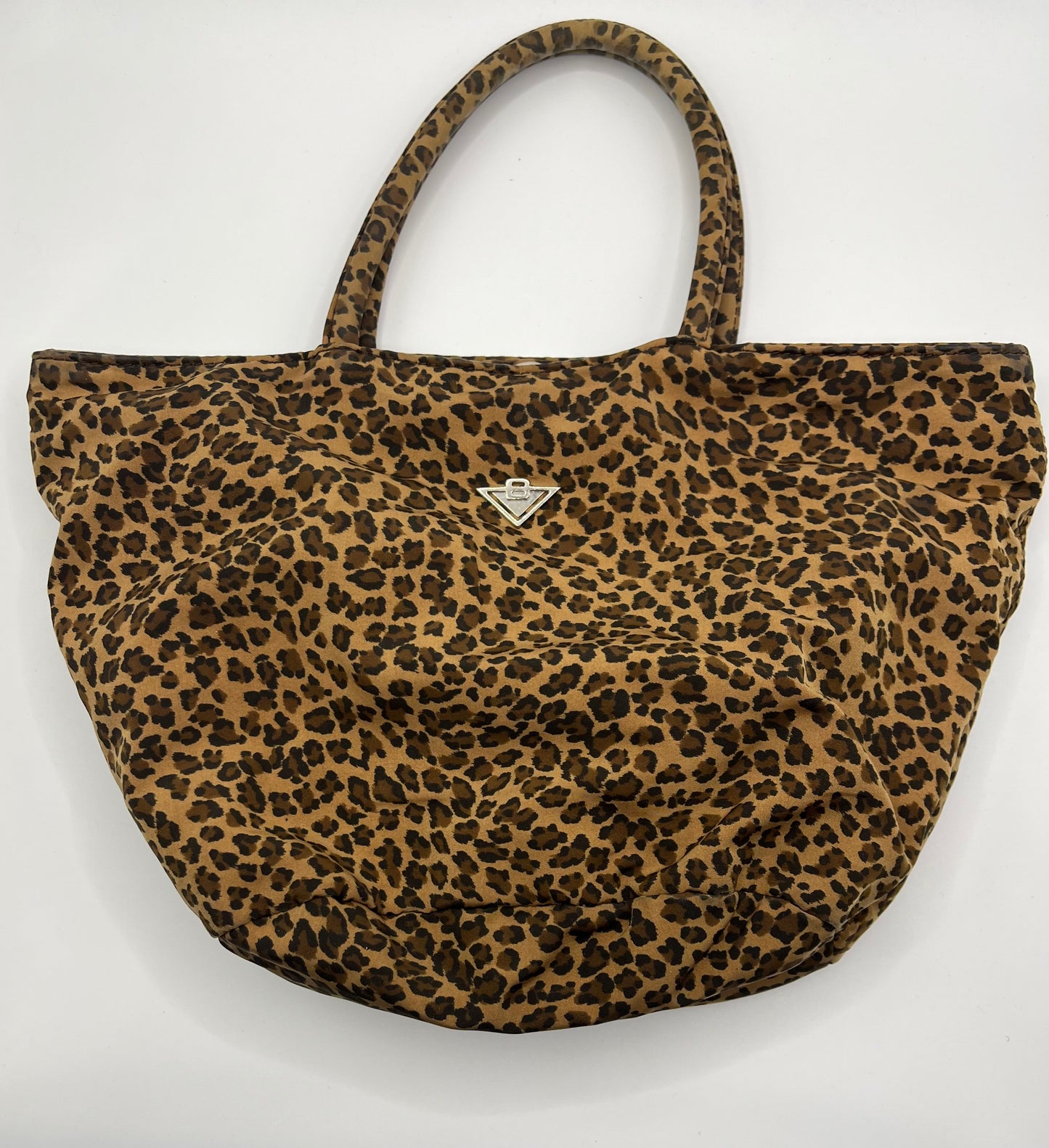 Pre-Loved Bottega Veneta Top Handle Shoulder Bag - Leopard Print