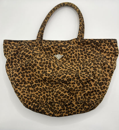 Pre-Loved Bottega Veneta Top Handle Shoulder Bag - Leopard Print