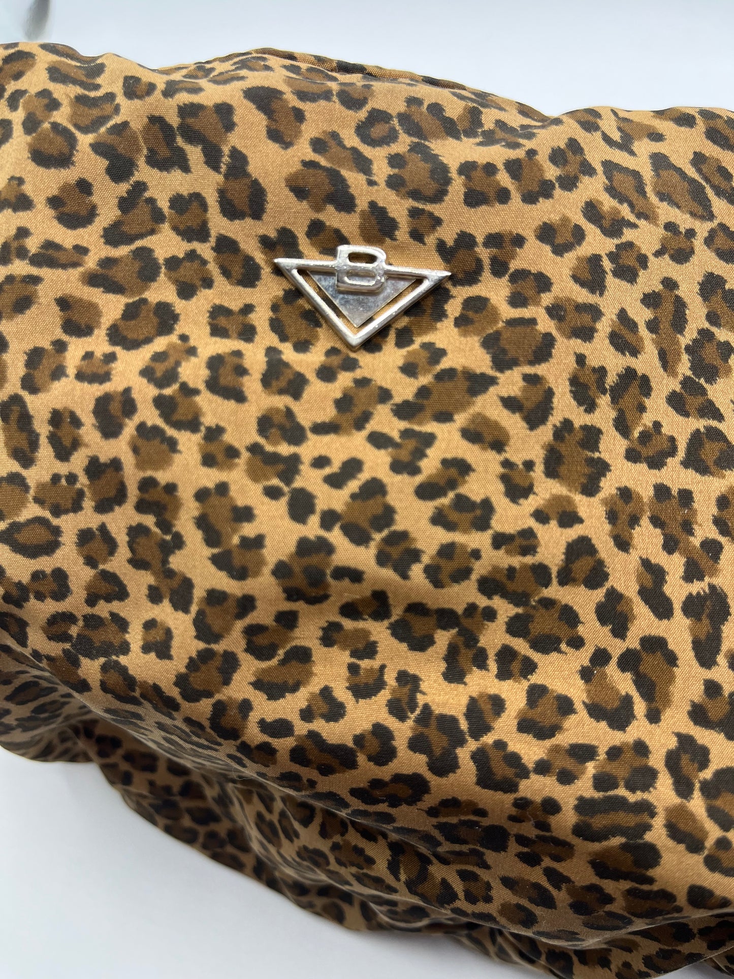 Pre-Loved Bottega Veneta Top Handle Shoulder Bag - Leopard Print