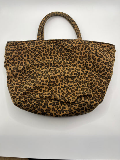 Pre-Loved Bottega Veneta Top Handle Shoulder Bag - Leopard Print
