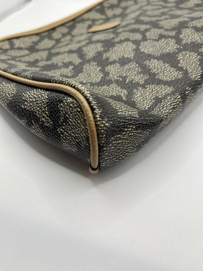 Pre-Loved Yves Saint Laurent Giraffe Print Clutch Bag - Tan/Brn