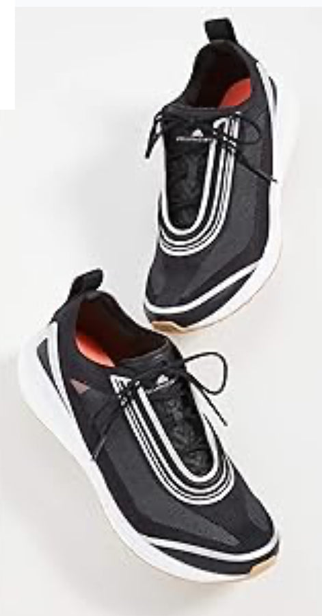 Adidas by Stella McCartney Boston S. Sneakers - Black/Slver 7.5