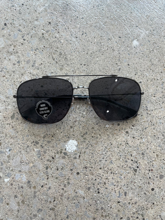 Carrera Aviator Sunglasses Polarized 182/F/S V81M9 - Gunmetal/Black