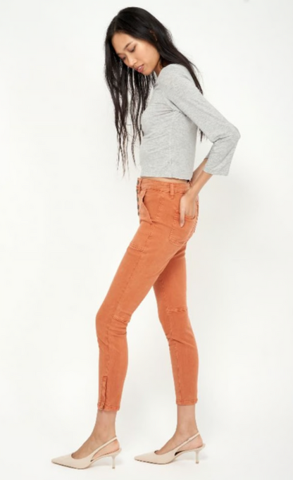Joie Maxine High Rise Skinny Pants - Umber