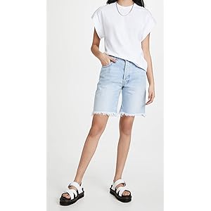 AG Adriano Goldschmied Khloe Tee Shirt -  True White