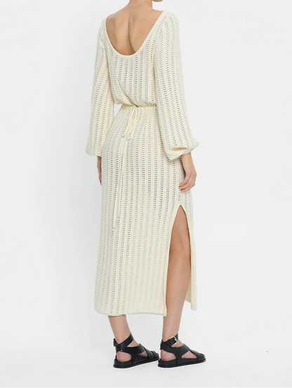 Kivari Noa Knit Dress - Cream