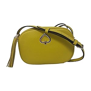 Kate Spade Leather Kourtney Camera Crossbody Bag - Chartreuse