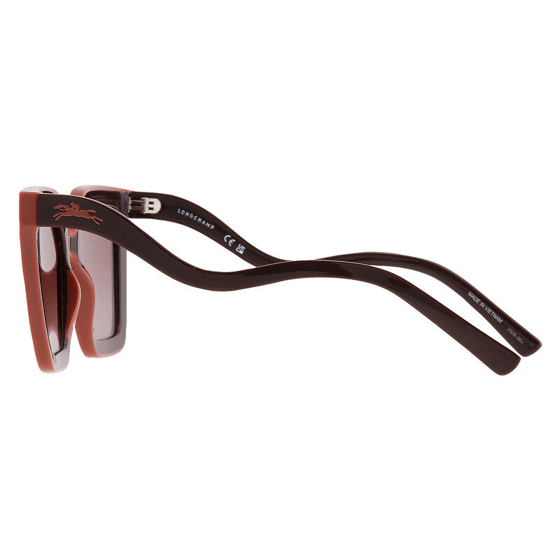 Longchamp Gradient Irregular Sunglasses - Brown