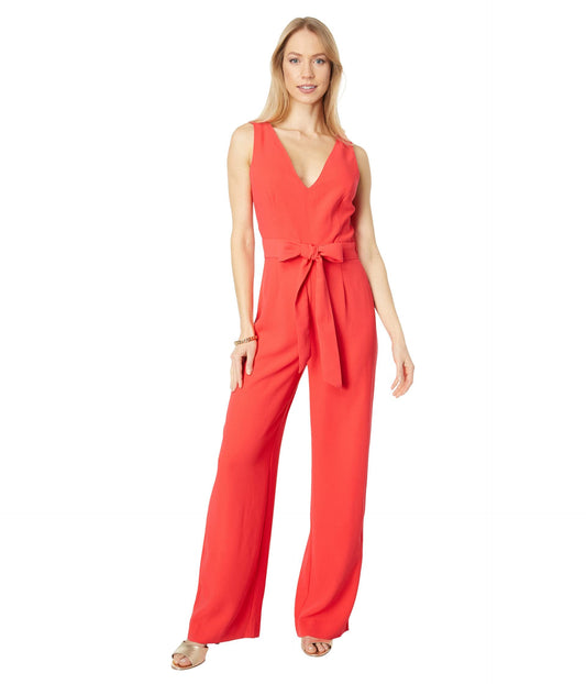 Lilly Pulitzer Jannah Jumpsuit - Ruby Red