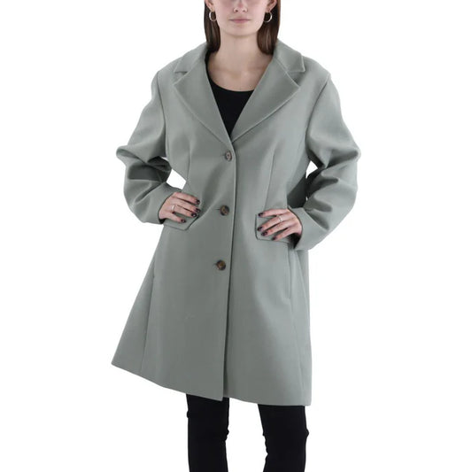 Laundry by Shelli Segal Midi Walker Coat - Sage