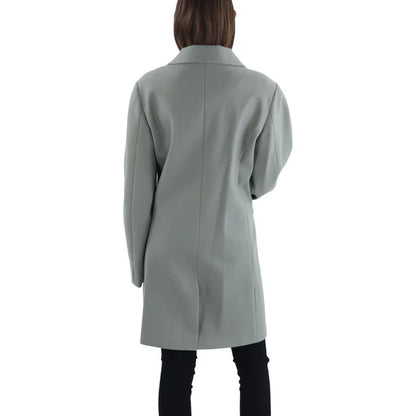 Laundry by Shelli Segal Midi Walker Coat - Sage