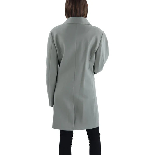 Laundry by Shelli Segal Midi Walker Coat - Sage