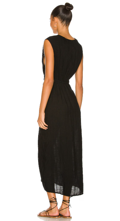 L Space Down the Line Maxi Coverup - Black