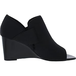 Donald Pliner Lizzy Open Toe Wedge Bootie - Black 10