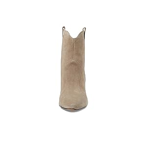 Marc Fisher LTD Carissa Ankle Boot - Medium Natural Suede 7