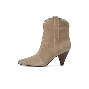 Marc Fisher LTD Carissa Ankle Boot - Medium Natural Suede 7