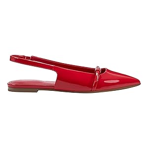 Marc Fisher Elelyn Ballet Flat - Red 7