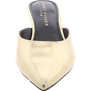 Marc Fisher LTD Rosa Mule - Gold Mirror Metallic 7