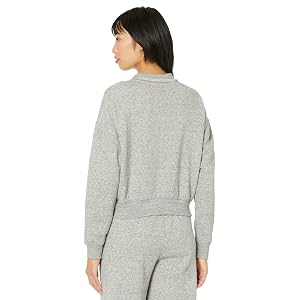 Madewell Long Sleeve Polo  - Heather Pepper