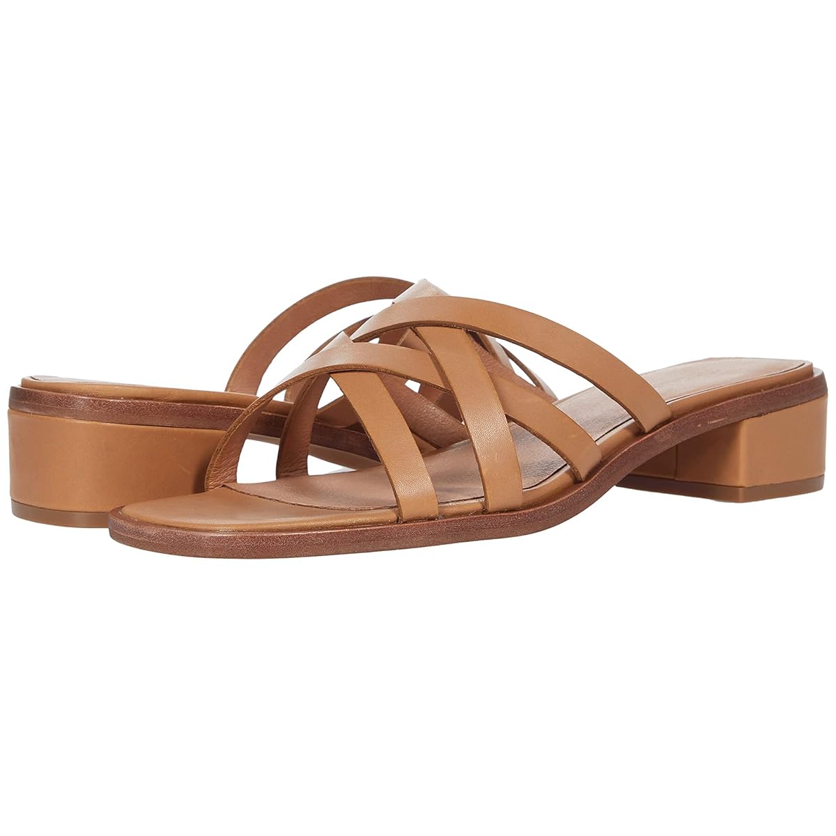 Madewell Jeni Heeled Sandal - Amber Brown 9