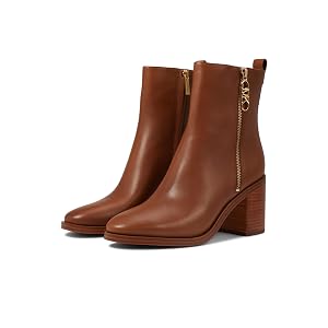 Michael Kors Regan Mid Bootie - Luggage 7