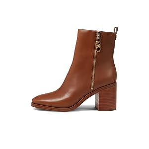 Michael Kors Regan Mid Bootie - Luggage 7