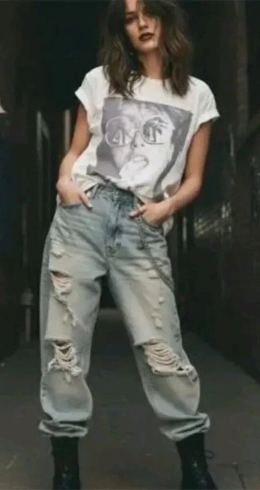 Marine Layer Summer Dreams Tee Shirt - Cream