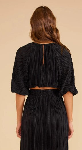 MinkPink Livia Crop Top - Black