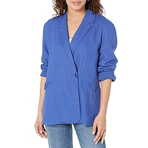 Madewell Athens Crossover Blazer - Bluestone SM
