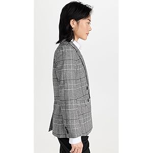 Madewell Violet Peak Lapel Blazer - Kelly Glen Plaid
