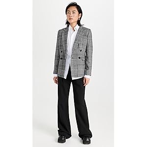Madewell Violet Peak Lapel Blazer - Kelly Glen Plaid