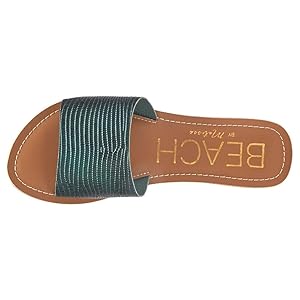 Matisse Cabana Sandal -  Emerald Lizard Leather
