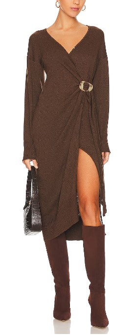ASTR The Label Mazzy Dress - Brown