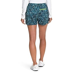 The North Face Printed Class V Shorts - Beta Blue Lichen Print