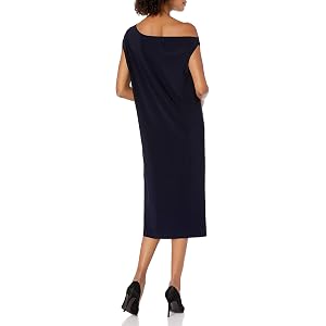 Norma Kamali Drop Shoulder Dress - Midnight
