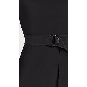 Norma Kamali Scoop Neck Side Slit Gown - Black