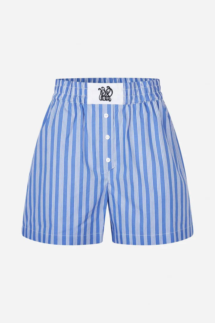 Baum Und Pferdgarten Loose Fit Natie Shorts - Blue/Wht 44