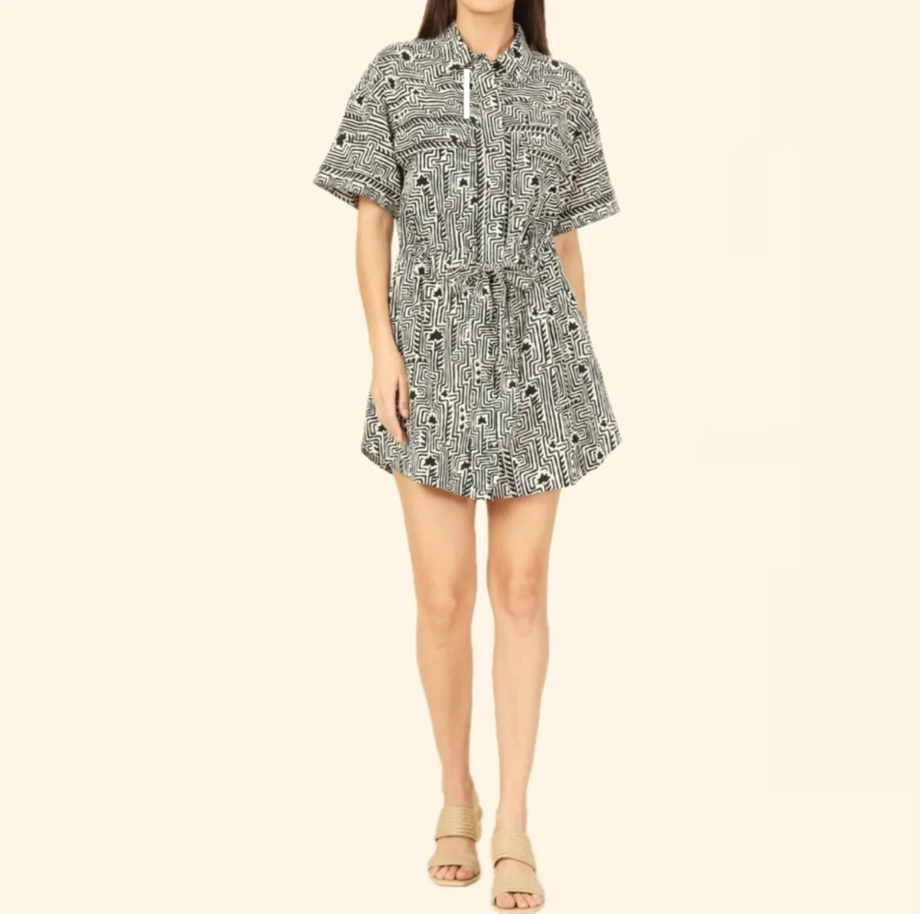 Omika Carla Mini Dress - Ulla Smoke