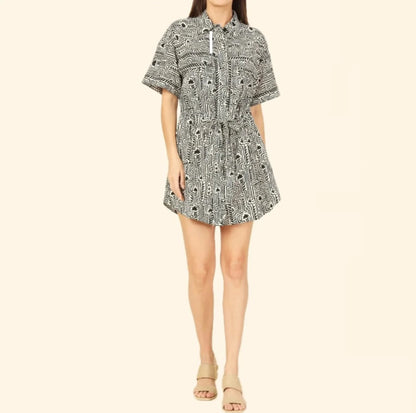 Omika Carla Mini Dress - Ulla Smoke