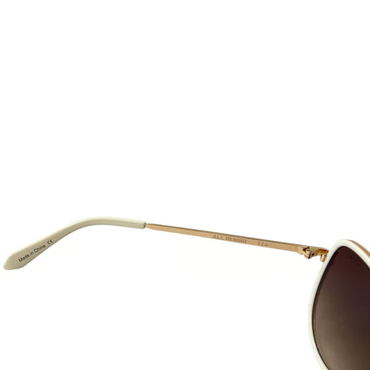 Quay All In 126 Sunglasses - Wht/Gold