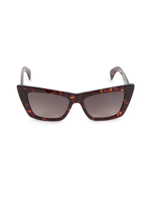 Rag & Bone 53mm Cat Eye Sunglasses - Havana Smoke