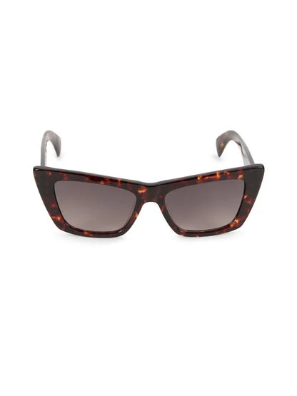 Rag & Bone 53mm Cat Eye Sunglasses - Havana Smoke