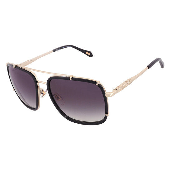 Just Cavalli Gradient Navigator Unisex Sunglasses - Blk/Gold