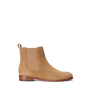 Lauren Ralph Lauren Brylee Suede Bootie - Camel 9/40.5