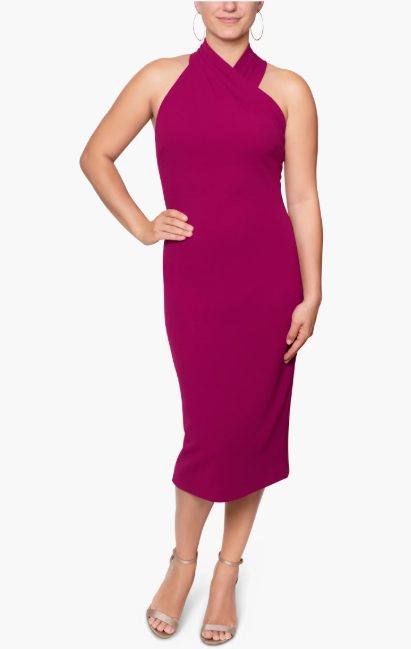 Rachel Roy Harland Midi Dress - Berry