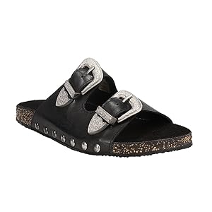 Roper Desiree Buckle Sandal - Black 8