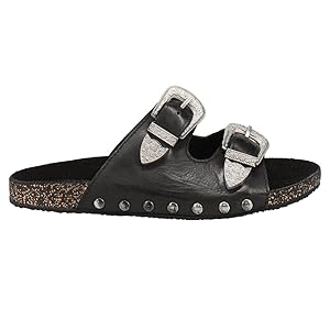 Roper Desiree Buckle Sandal - Black 8